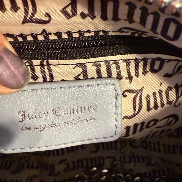 Juicy Couture Silver/Blue and Gray Crossbody Bag - Picture 10 of 16